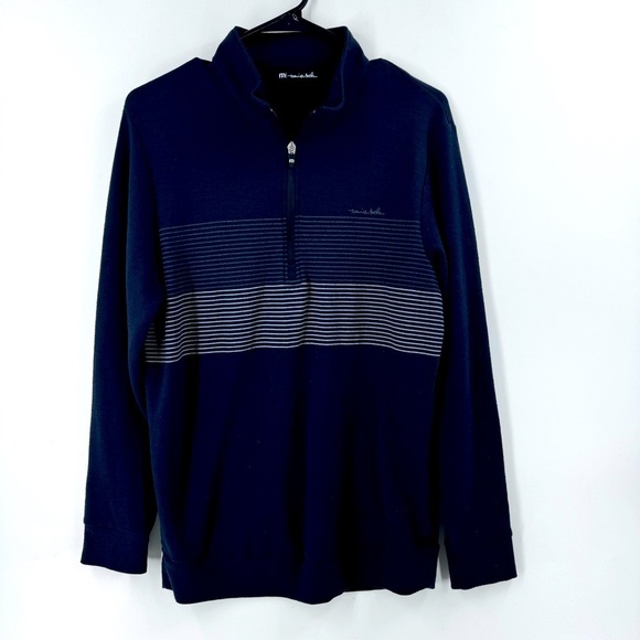 Travis Mathews 1/4 Zip Longsleeve Sweater - Picture 2 of 6